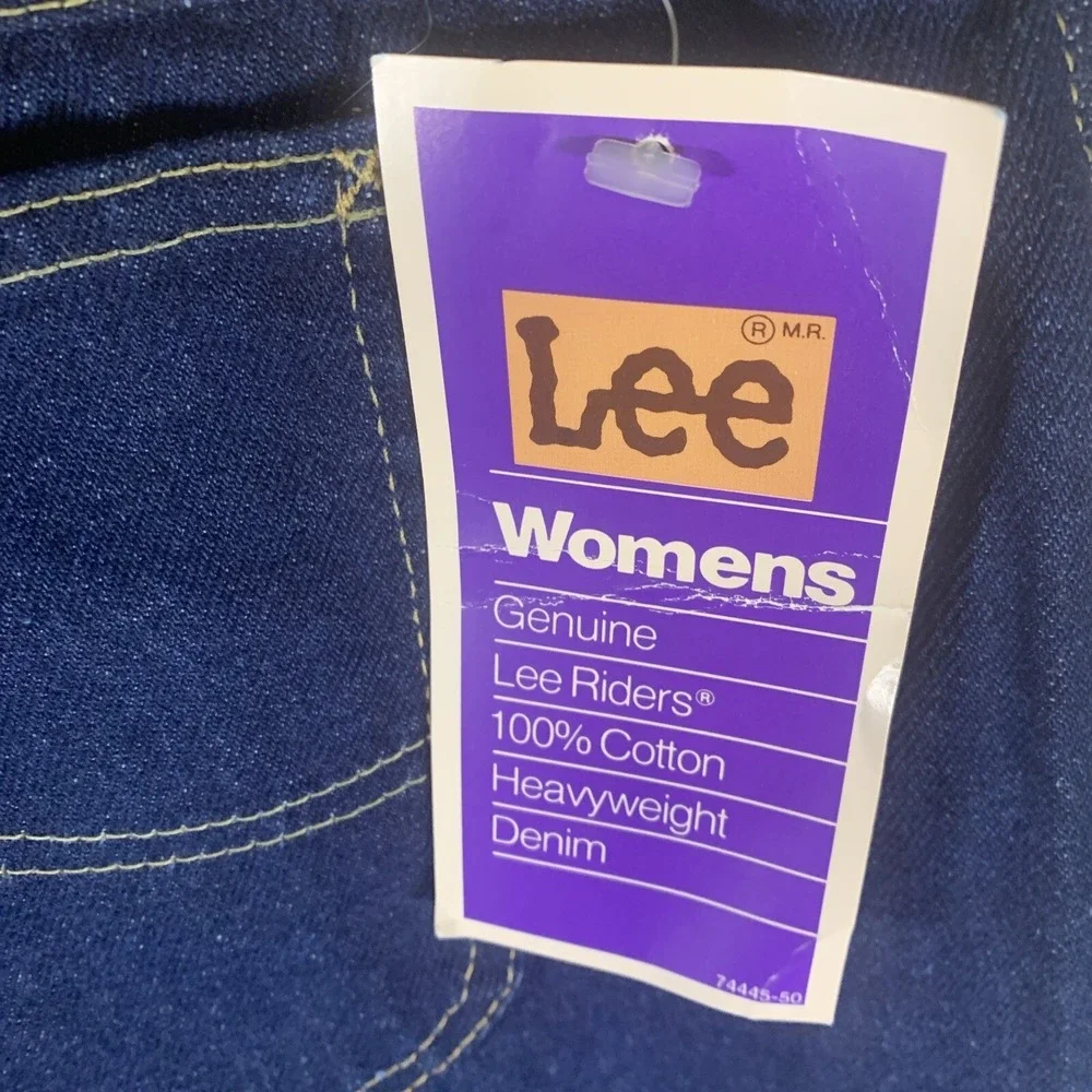 NWT VTG 90's LEE RIDERS DENIM MOM JEANS WOMENS SZ 38 HIGH WAIST SUPER RARE NEW! - Picture 4 of 15